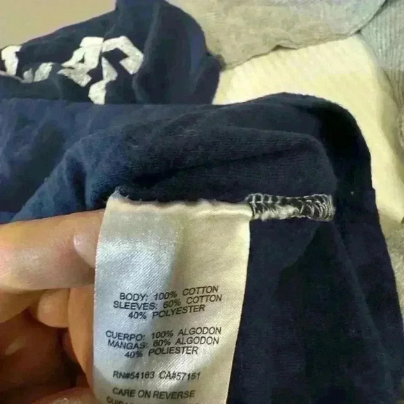 Dallas Cowboys touch stadium baseball tee 3/4 sleeve navy and gray size XL - Picture 5 of 9